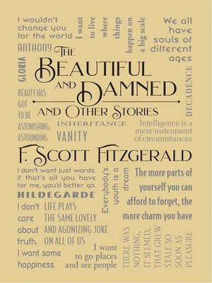 cover image of The Beautiful and Damned and Other Stories